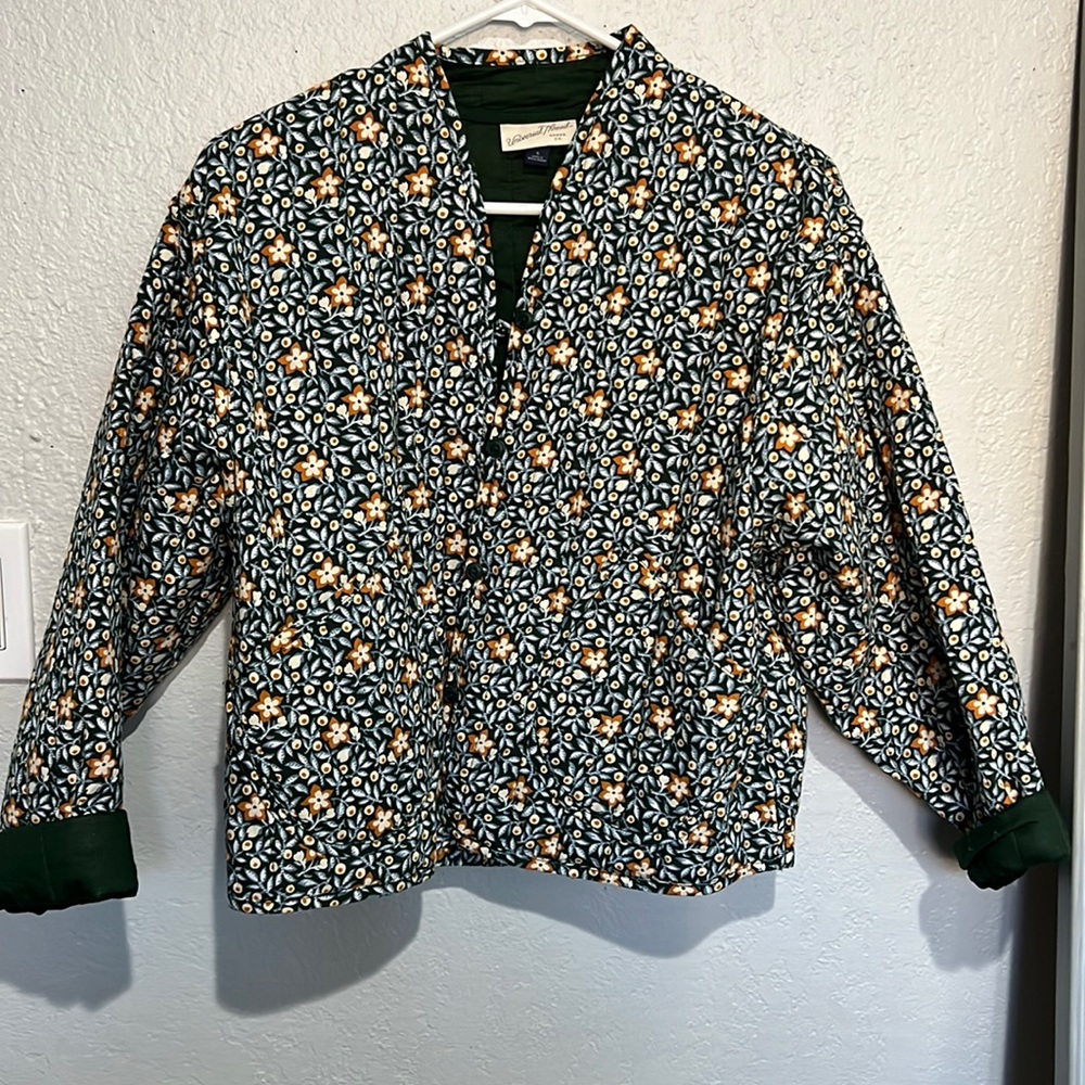 Floral fall jacket
